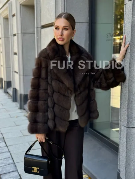 Полушубок из соболя - фото 13