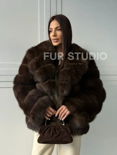 Полушубок из песца 