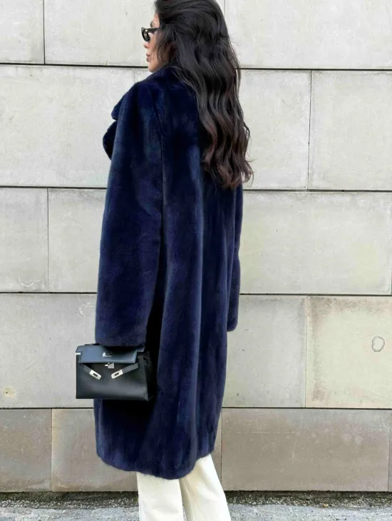 Норковая шуба цельный мех Saga furs - фото 9