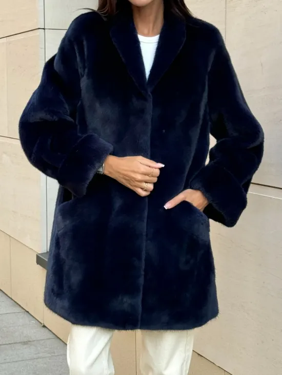 Шуба из аукционного меха норки KOPENHAGEN FUR - фото 1