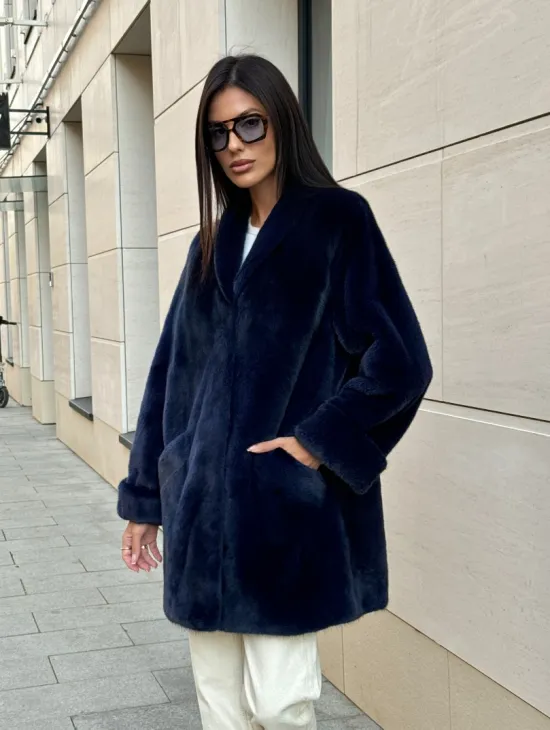 Шуба из аукционного меха норки KOPENHAGEN FUR - фото 0