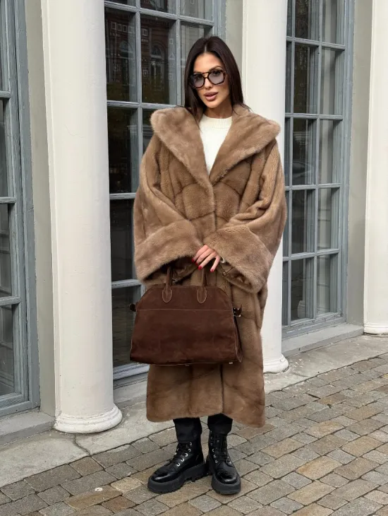 Норковая шуба из аукционной норки -  style 