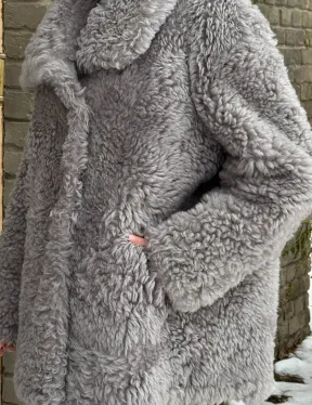 Короткая шубка - дублёнка из овчины - фото 1