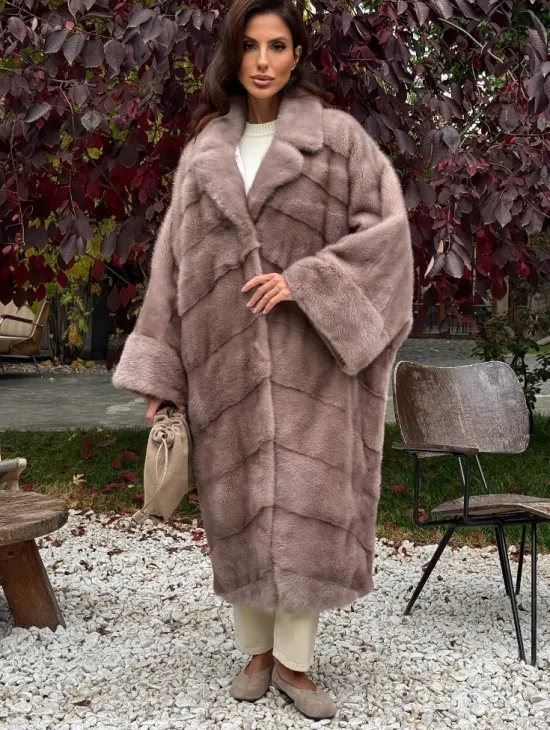 Норковая шуба (больших размеров) - фото 4