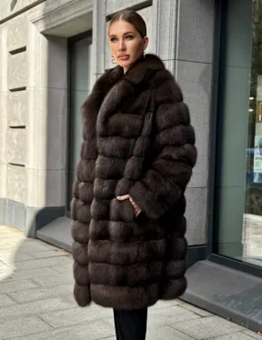 Шуба из соболиного меха - фото 9