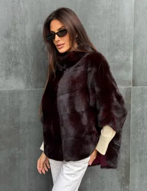 Норковый полушубок на молнии - фото 4