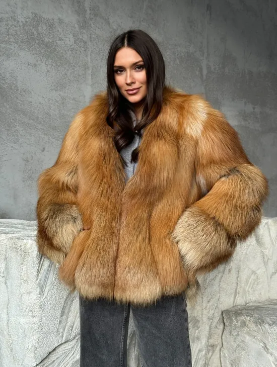 Шуба из лисы - фото 7