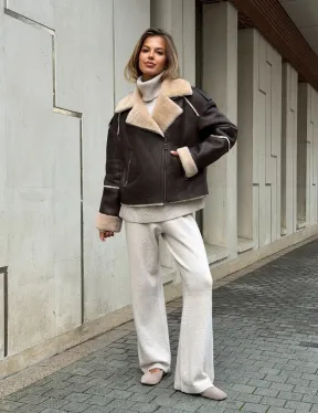 Молодёжная куртка-дубленка - фото 9