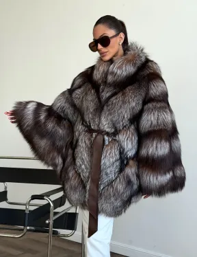 Шуба из лисы - летучая мышь - фото 12