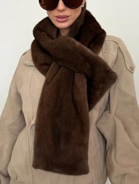 Шарф из меха норки - фото 2