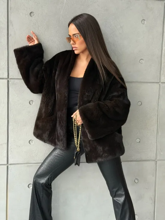 Полушубок норковый SAGA FURS - Winter 2026 - фото 8