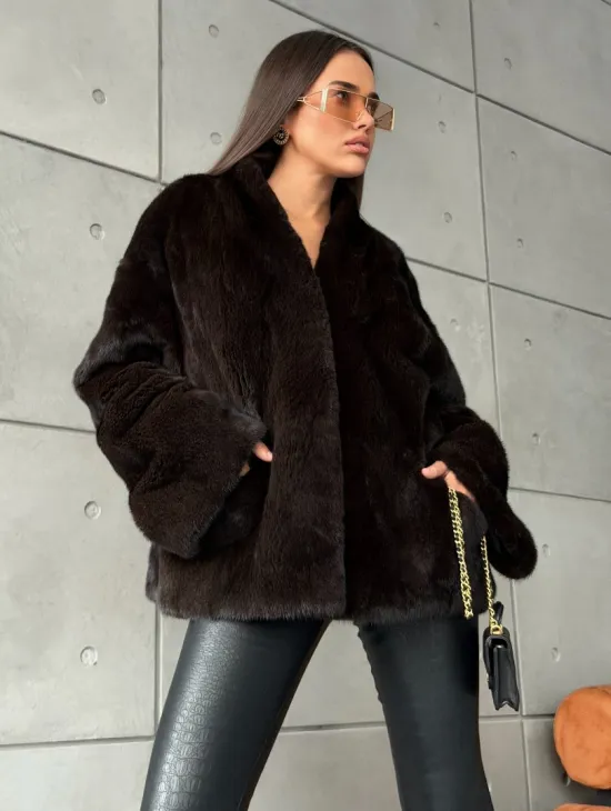 Полушубок норковый SAGA FURS - Winter 2026 - фото 6