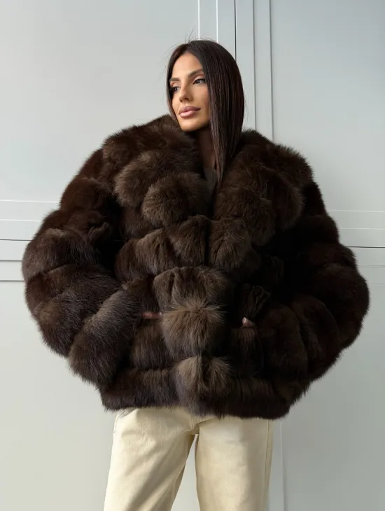 Полушубок из песца 