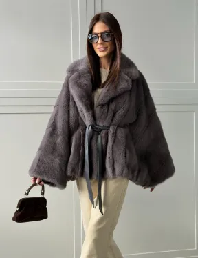 Автоледи норковая, модель -  «Летучая мышь» - фото 14