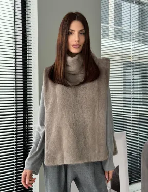 Норковая манишка «весна 2026» - фото 8