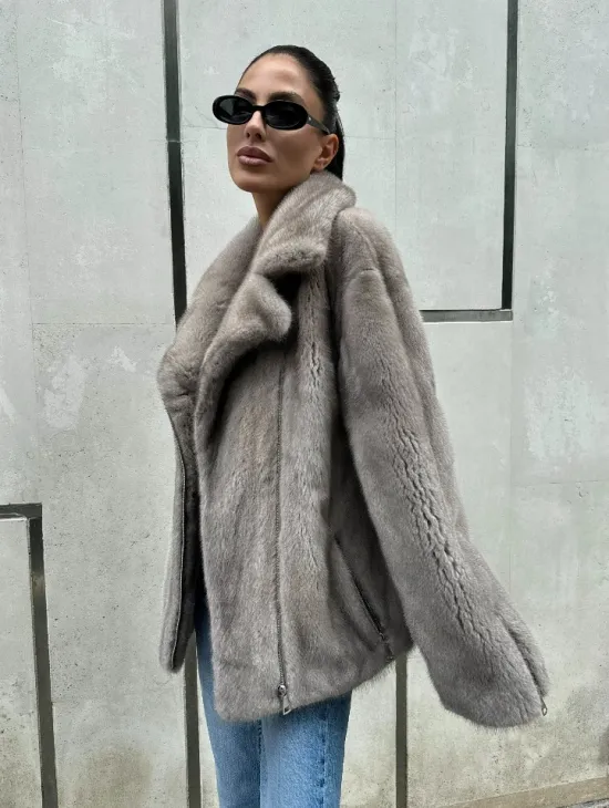 Шуба - косуха из меха норки - фото 6